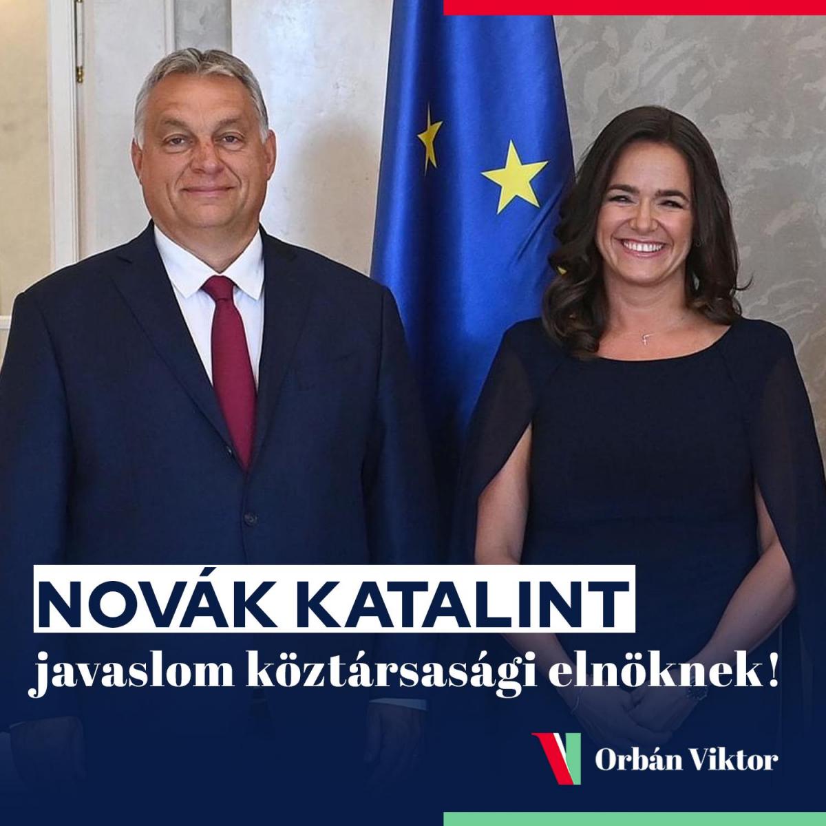Novák Katalin személyében először lehet női köztársasági elnöke Magyarországnak