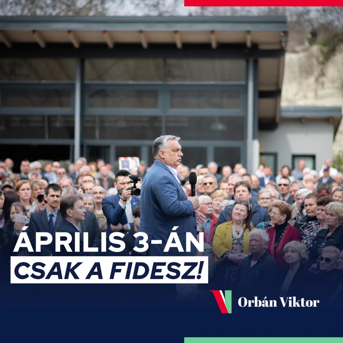 Orbán: ha békét akarunk, akkor a Fideszre és a KDNP-re kell szavaznunk