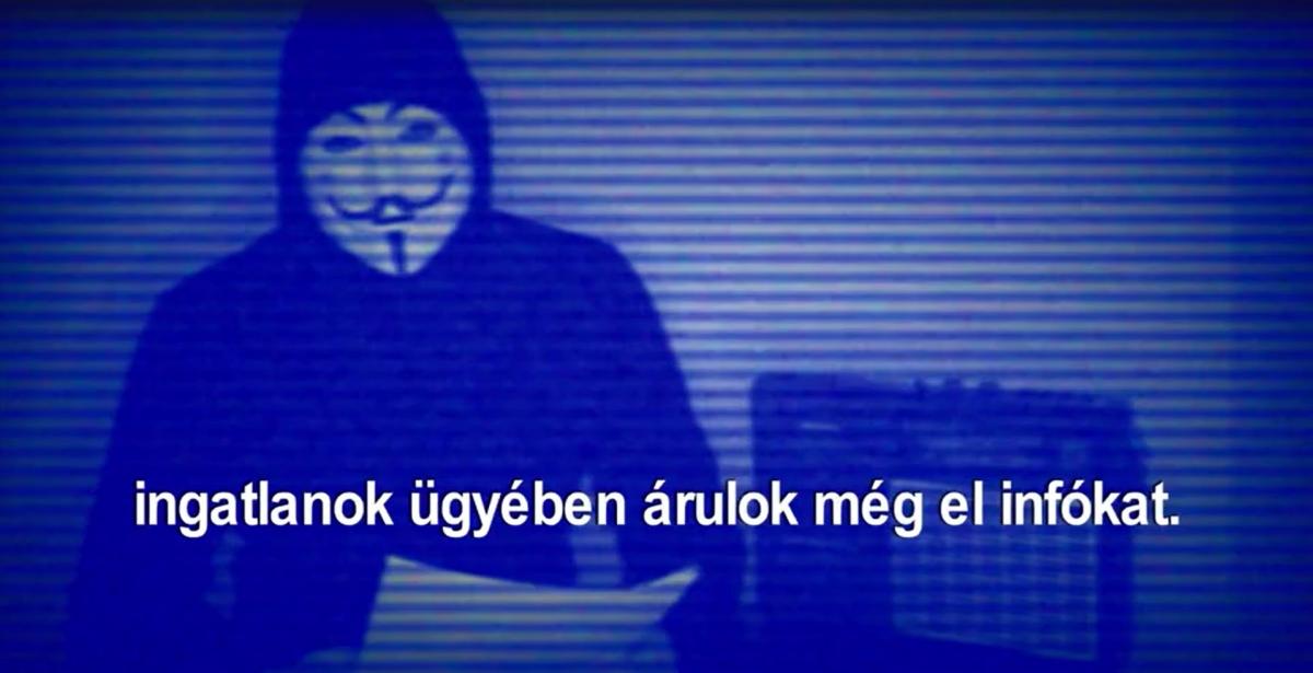 Újabb Anonymus-videó: "a kolléga úr a kétszázmillió forinthoz ragaszkodik"