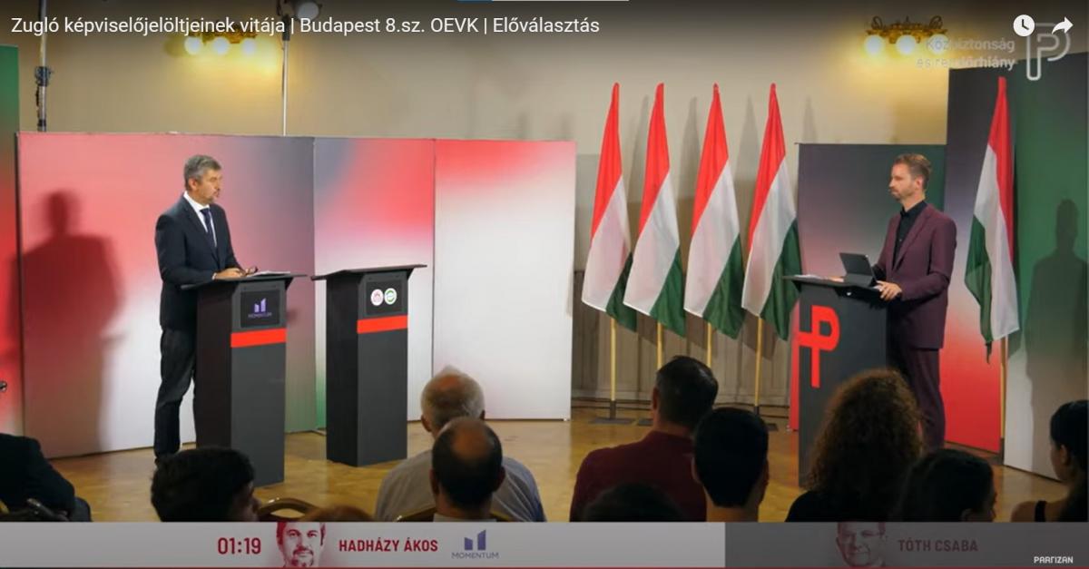 "Előválasztási vita" - Hadházy ideges lett, amikor a zuglói Tóth Csaba ügyeiről kérdezték