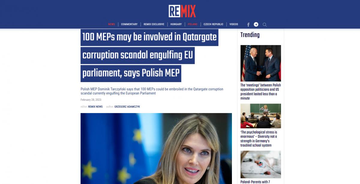 Lengyel EP-képviselő: akár 100 EP-s érintettje is lehet a brüsszeli korrupciós botránynak