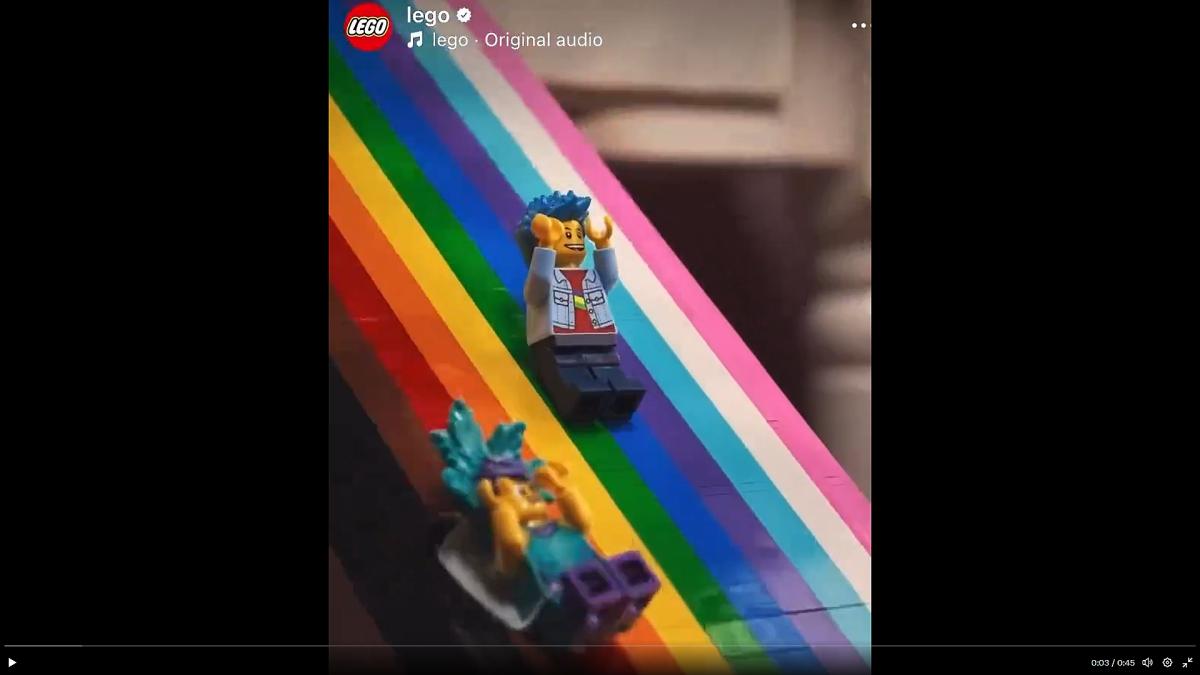 Nincs agymosás: Pride-videót forgatott a LEGO