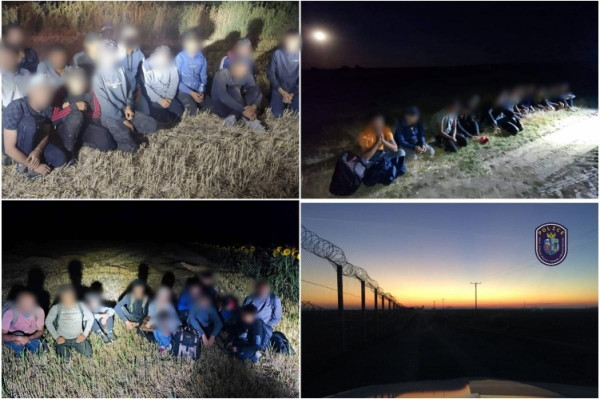 Megint hármas elfogás: 2 óra alatt 39 illegális migráns