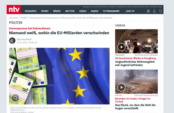 Német média: Senki sem tudja, hová tűnnek az EU átláthatatlanul költött milliárdjai