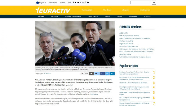 Panzeri, a korrupt brüsszeli szoci "pentito" hamarosan francia és német EP-képviselőket nevez meg
