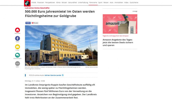 Migránsbiznisz: Németországban befektetők háztömböket vásárolnak fel, majd azokból azonnal menekültszállás lesz