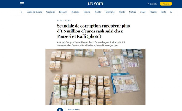 Brüsszeli korrupció: 600 ezer helyett 1,5 millió eurót foglaltak le a két baloldalinál