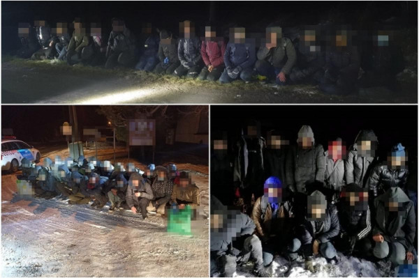 51 illegális migránst tartóztattak fel ma hajnalban a rendőrök