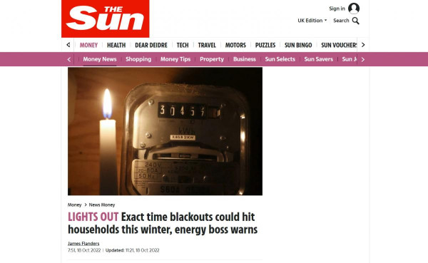 3 órás áramszünetekre készítik fel a lakosságot Nagy-Britanniában